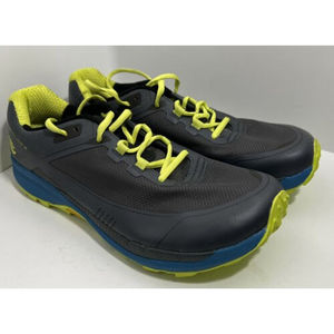 New Topo Runventure 3 Gray/Green  Black Trail Running Shoes Mens 8.5